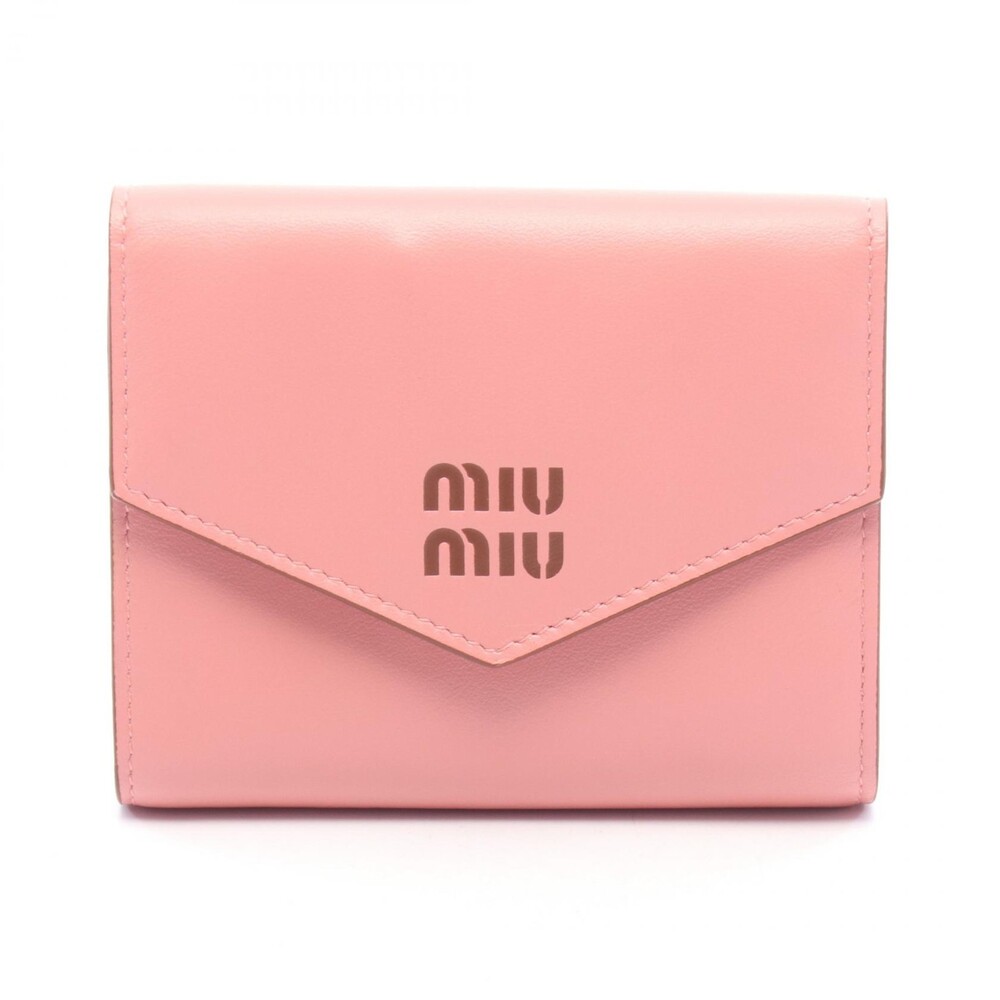Miu Softy Logo Tri-Fold Wallet #358143M66B